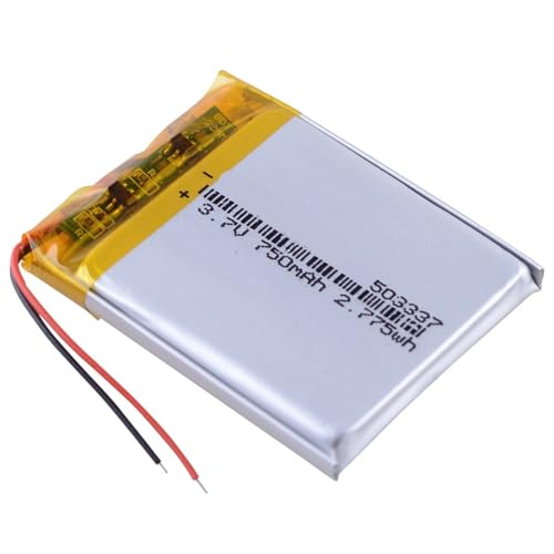 Batería 503337 de 3,7 V y 750 mAh para reparar juguetes y pequeños gadgets