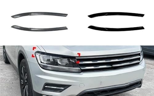 Cache-phares carbone pour VW Tiguan MK2 2017-2020 | Relooking avant