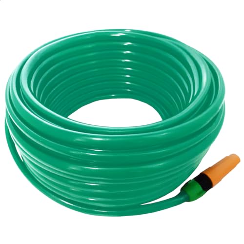 Mangueira de Jardim Antitorção Completa com Esguicho e Adaptador para torneira Verde (30 m)