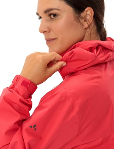VAUDE Damen Freizeit und Regenjacke Escape Bike Light, wasser- und winddicht, atmungsaktiv, flame uni, 40