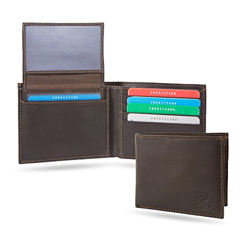 Tennessee Football Titans RFID Blocking Shield Leather Billfold Wallet