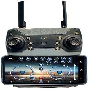 Image of Garuda Drone, HD 1080P+720P Dual Camera, Foldable, 30 Min Flight Time, Black, Wi-Fi, Remote & App Control, Auto Hover, 360 Flip, Headless Mode.