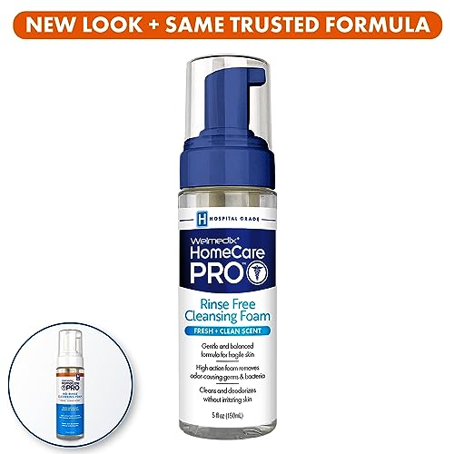 image for Welmedix Rinse Free Cleansing Foam, 3 in 1 Body Wash, Shampoo and Pers