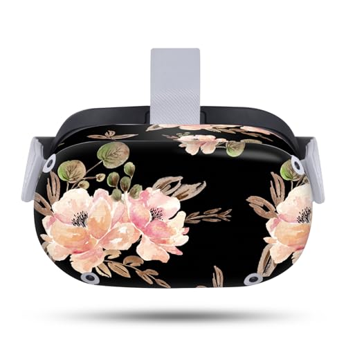 Vinyle autocollant Meta Quest 2 skin protection design noir vintage pas cher