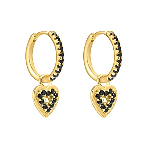 Boucles d'oreilles en argent pendantes mariage pour demoiselle d'honneur HHRFCS