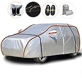 🚗【Materiale di Alta Qualità e Impermeabile】 Il telo copriauto Neverland è realizzato in resistente tessuto Oxford e 5 in 1 rivestimento: rivestimento impermeabile, rivestimento UV, strato di tessuto Oxford e rivestimento PU, che rende il telo copriauto più anti-ultravioletto, resistente agli agenti atmosferici, resistente agli strappi e all'usura