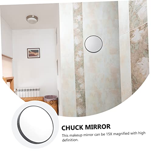 Frcolor Lighted Travel Makeup Mirror Portable Makeup Mirror With Light Portable Vanity Mirror With Lights Suction Makeup Mirror Travel Vanity Mirror Makeup Mirror Magnified 15X Mirrors #TOP7