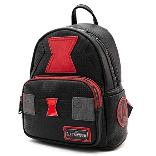 Loungefly x Marvel Black Widow Mini Backpack (One Size, Black)4