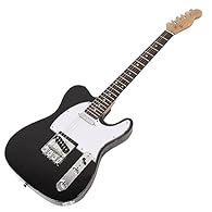Versatile Tonal Performance: This electric guitar features a pickup configuration to provide a rich, diverse selection of tones to suit different musical styles. Excellent Wood Material: This electric guitar is made of excellent quality basswood, map...