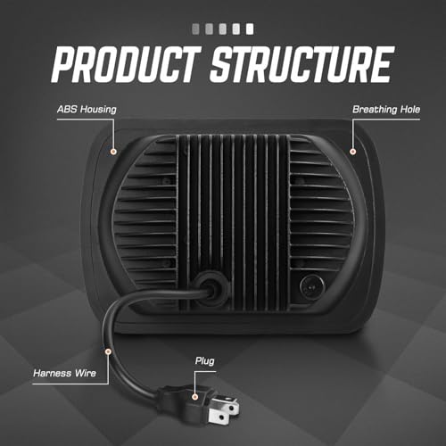 DNA Motoring H6054 LED Sealed Beam Headlights product image