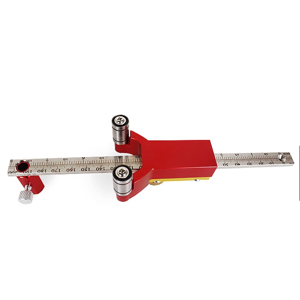 3-in-1-Anreißnadel aus Aluminiumlegierung, Anreißwerkzeug, Linien/Bögen, Höhenzeichnung, metrisch, Zoll-Anreißer, kompatibel mit W/Woodworkig 0-20 Anreißstift-Set, Anreißwerkzeug,
