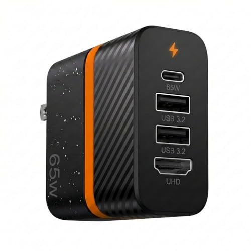 65W USB-C Hub with 1TB SSD, 4K HDMI, USB 3.2, PD Charging