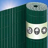 UrFence Balkon Sichtschutz PVC 100x500 cm Sichtschutzmatte - Wind- und Sichtschutz Balkon Terrasse - Garten Sichtschutzzaun Kunststoff Zaunmatten - Balkonsichtschutz 100cm hoch - Terrassen Windschutz