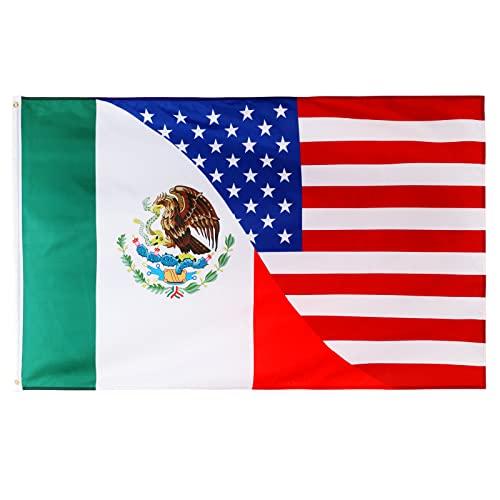 Mexico USA Friendship Flag 3x5 Ft