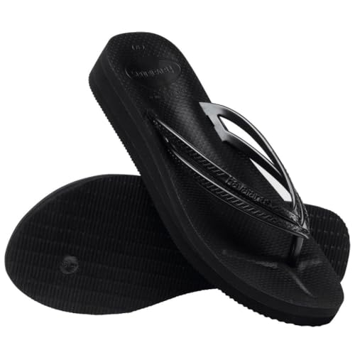 Chinelo Wedges, Havaianas, Feminino, Preto, 37
