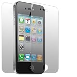 Slabo 4 x Protector de Pantalla iPhone 4S | iPhone 4 lámina Protectora de Pantalla lámina Protectora Ultra Transparente Invisible Made IN Germany