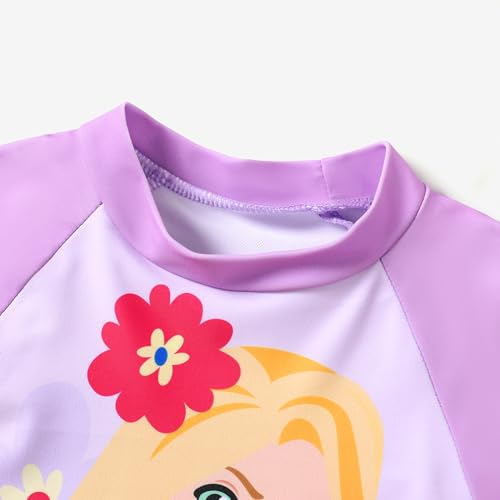 Image of Disney Princess Frozen Marvel Elsa Minnie Toddler Girl Swimsuit Tankini Bathing Suit 2 Piece Swimwear UPF 50+ Rashguard