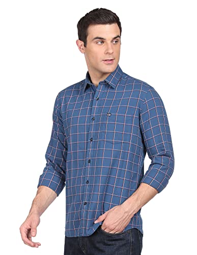 Image of Arrow Men's Checkered Slim Fit Shirt