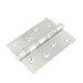 Aexit 2 szt.Szafka do szafki 304 ze stali nierdzewnej drzwi składane zawiasy rurowe 4 'x 3' x 2,5mm(Charnières 4 '' x 3 '' x 2.5mm