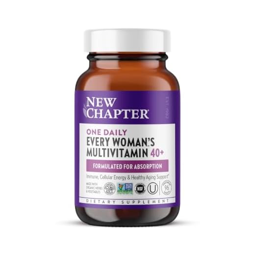 New Chapter Women's, Every Woman's One Daily 40+ Fermented with Probiotics + Vitamin D3 + B Vitamins + Organic Non-GMO Ingredients - ct Multivitamin, 96 Count (Pack of 1)