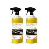 FILO Car Dashboard Cleaner 2x 1L – Car Interior Cleaner with Vanilla Fragrance | Ultimate Shine for Dashboards, Vinyl & Rubber | Plastic Restorer & Interior Care