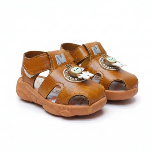 Image of Kids Chu-Chu Sound Musical First Walking Cozy Sandals for Baby Boys and Baby Girls Age 9-22 Months