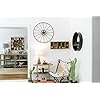 Creative Co-Op Wagon Wheel with Star Wall Decor