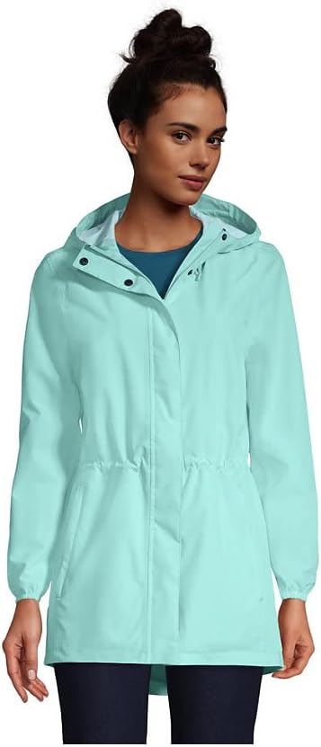Womens Packable Waterproof Raincoat 