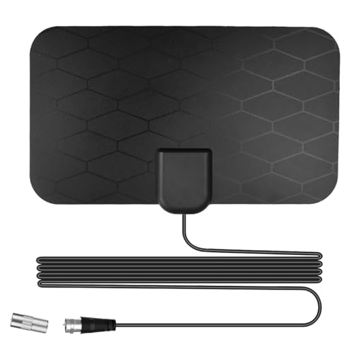TV Antenna for Local Channels,Support 360° Reception 4k 1080P,Portable Antenna Indoor-Amplifier Signal Booster - 10ft Coaxial HDTV Cable, Digital Antenna for Smart TV Indoor