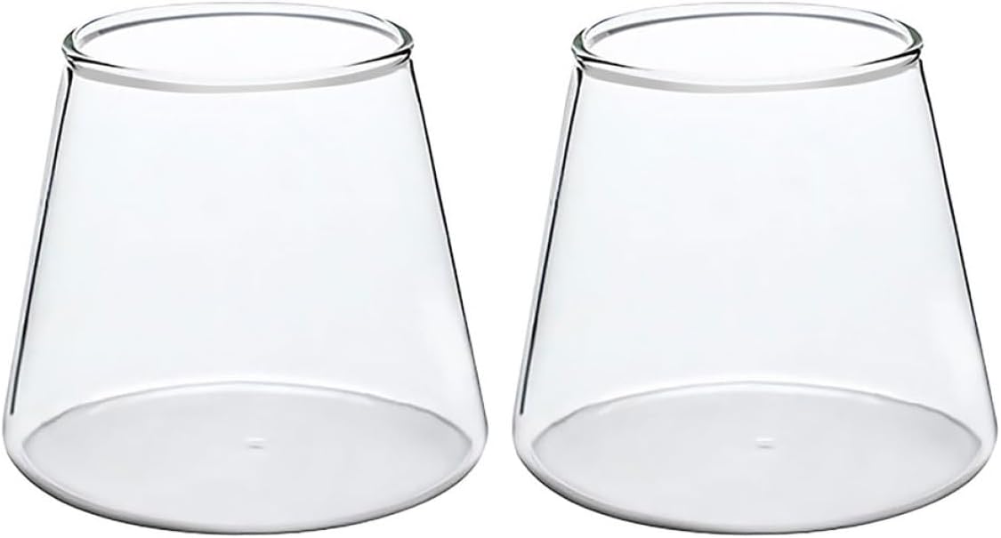 Amazon.co.jp MAGICLULU 2pcs Glass Table Bar Clear Water Glass Clear