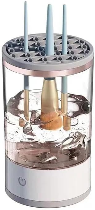 AWR Deluxe Electric Make Up Cleaner, Brushes Cleaner, Multi Brush Cleaner, Brush Cleaner, White