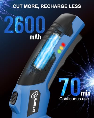 STREBITO Cordless Electric Scissors, 4V Electric Box Cutter for Cardboard — view 3