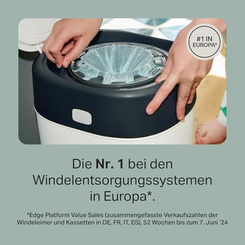 Tommee Tippee Twist & Click Advanced Windeleimer Original-Nachfüllkassetten, Exklusivpackung mit 4, je 10,5 Meter, einfaches, preiswertes Nachfüllen, 4 X 10,5 m 3
