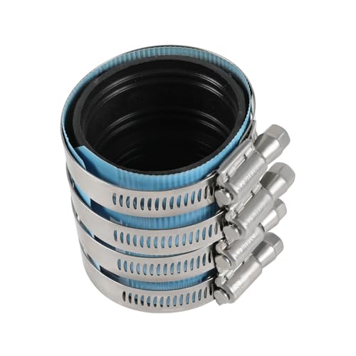 EFIELD 3" No-Hub Coupling Heavy Duty Colored Shield, Blue by EFIELD - Used condition - Image 3
