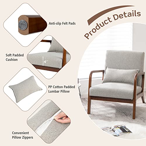 Sillón Plegable Gris miniatura 6