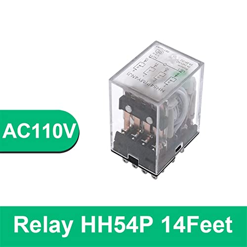Relais intermédiaire HH54P bobine miniature AC 110V pour circuit de commande