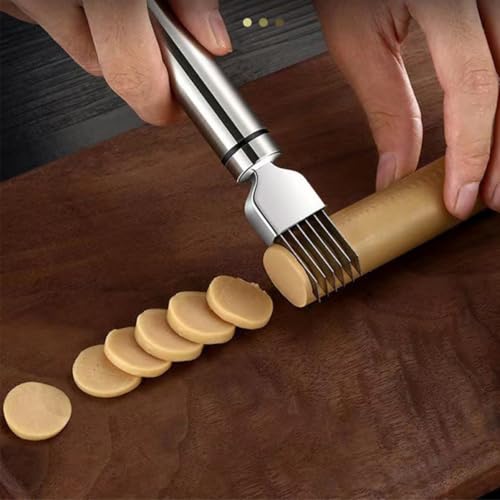 Set Cortador de Cebolla y Cebollín de Acero Inoxidable, 2 Piezas miniatura 5