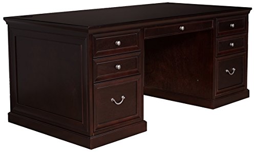 Martin Furniture Fulton 68" Double Pedestal Executive Desk - Fully Assembled Martin Furniture Fulton 68" Double Pedestal Executive Desk - Fully Assembled
