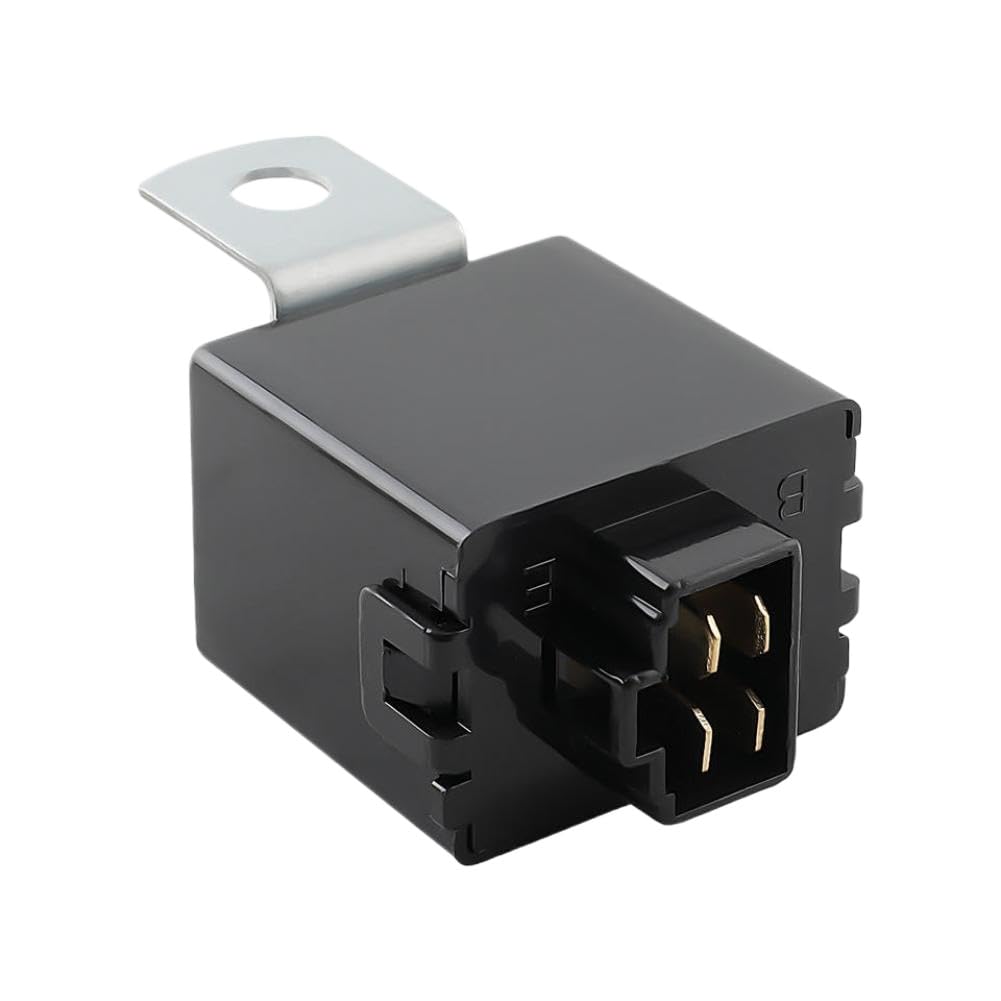Time Delay Relay Solenoid 12V Replacement for 061700-3770 Compatible with Engine Stop Relay 12V