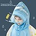 Gcroet Kid Raincoat Waterproof Cartoon Rain Jacket Girl Boy Cute Rain Suit Children Poncho for Kid Wear Blue Dinosaur L...