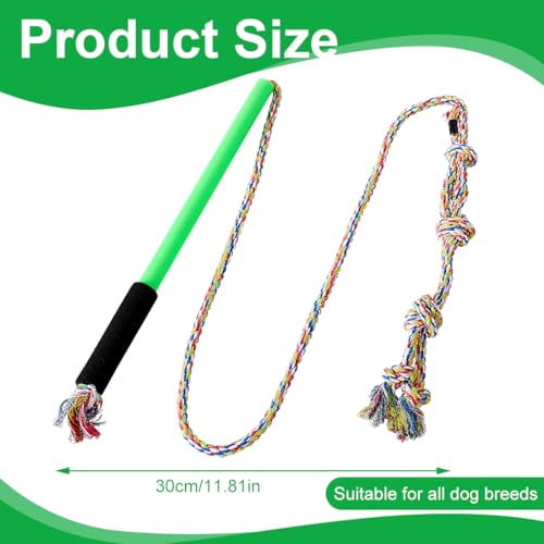 XPEX 1 PCS Reizangel für Hunde - Profi-Spielzeug für Ultimativen Spielspaß und Körperliche Auslastung - Für Kleine,reizangel hunde martin rütter, Mittlere und Große Hunde.