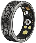 findtime Smart ring Heart Rate Monitor Sleep Tracker Fitness Blood Pressure ring Blood Oxygen Step Counter Calories Pedometer Waterproof Health Retro Vintage Smart for Men Women
