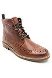 ✅ Biker Casual Boot Crick Homme Dixon Biker Boots, Brown, 41 EU