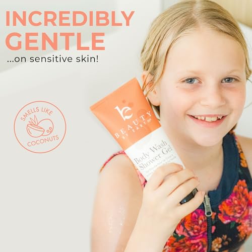 Vanilla Coconut Shower Gel Body Wash - USA Made with Organic & Natural Ingredients, Moisturizing Cleansing Gel for Women, Gentle & Non Toxic Daily Wash for Sensitive Skin, Clean Body Soap Liquid - Image 6