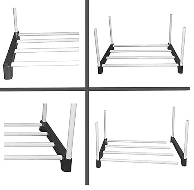 Image of Multi-Layer Shoe Rack for Home | Lightweight and Easy-to-Move Shoe Stand for Men, Women & Kids | Open Storage Organizer for Shoes and Slippers | 5 Layer
