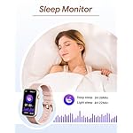 RUIMEN Fitness Tracker, Fitness Watches for Women Men with Heart Rate Monitor Blood Oxygen Sleep Tracker Pedometer, 1.47" Smart Watch Step Calorie Counter for Android iOS IP68 Waterproof (Pink) - Image 5