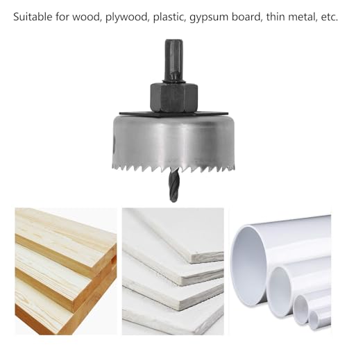 Kit de sierras de copa en acero para madera y metal miniatura 3