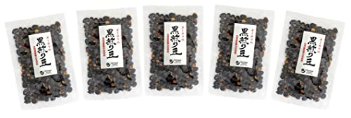 無添加おつまみ 北海道産 黒煎り豆 60g×5袋★ コンパクト ★ 北海道産黒豆100%・香ばしく黒豆本来の甘み