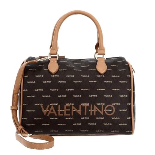 Mario Valentino dam Liuto Satchel handväska, en storlek, Cuoio/Multicolor - Einheitsgröße