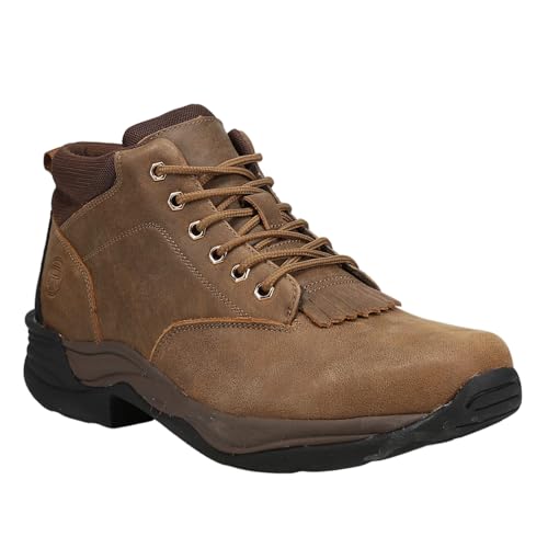 ROPER Mens Tucker Round Toe Lace Up Casual Boots Ankle - Brown2